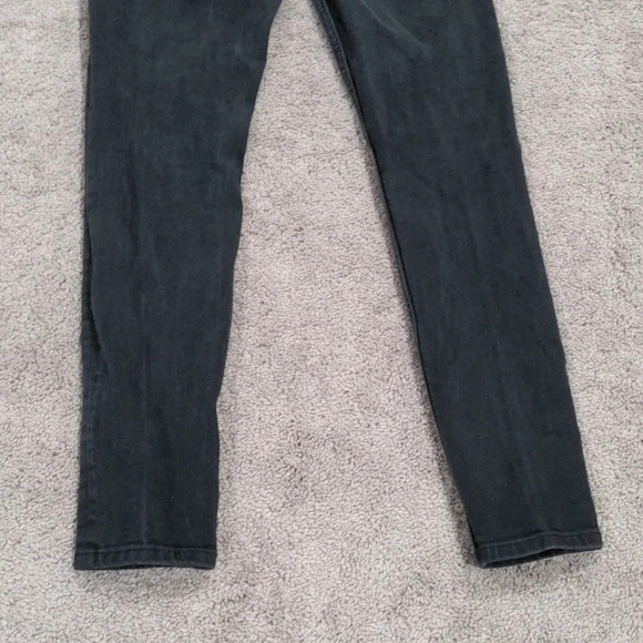 Everlane Black Washed Mid Rise Skinny Ankle Jeans Size 28 Tall - Picture 9 of 13